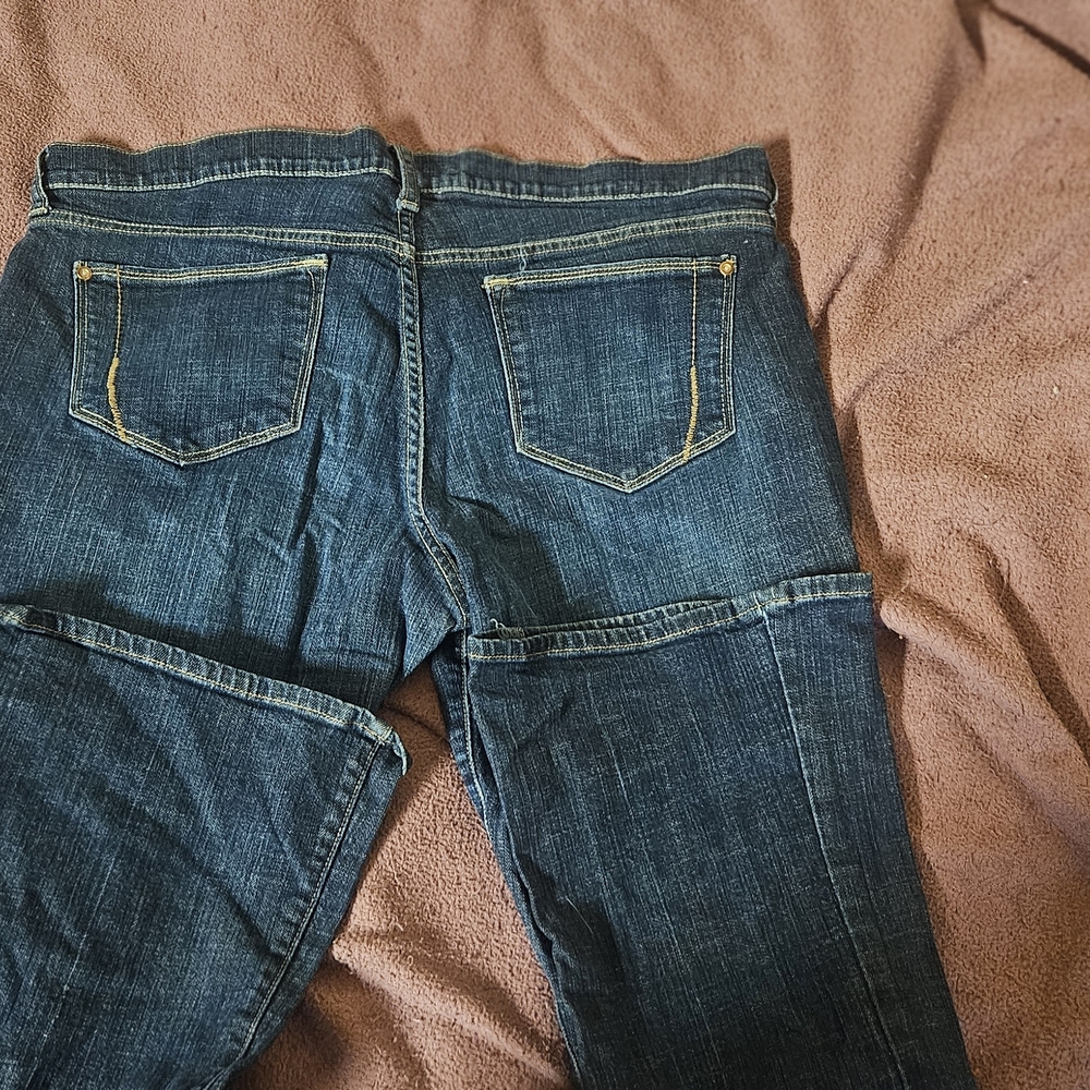 Old Navy Dark Blue Straight Leg Jeans